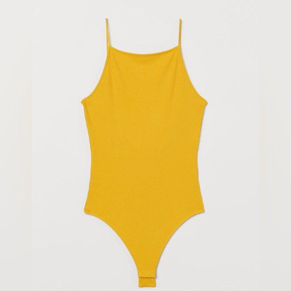 Ribbed Thong Bodysuit